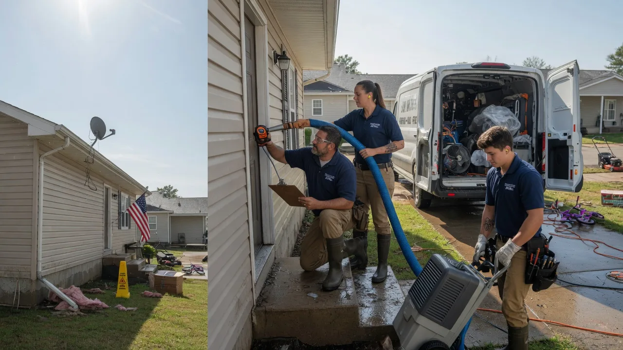 Ceiling Water Damage Restoration in Carpio, ND near me